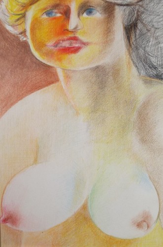Original pencil drawing - original,