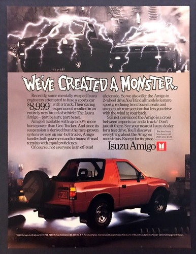 1989 isuzu amigo pickup - 1989,