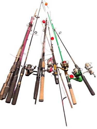 Assorted fishing poles - assorted, 5