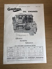 Gardner 4LW Diesel Oil Engines