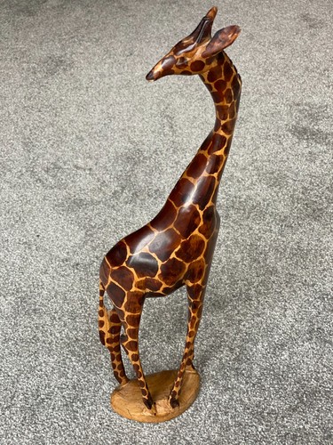 Handmade wooden giraffe - handmade,