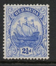 Bermuda 1910-25 2½d Blue SG