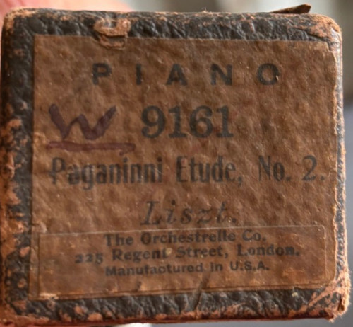 Vintage pianola roll - vintage,