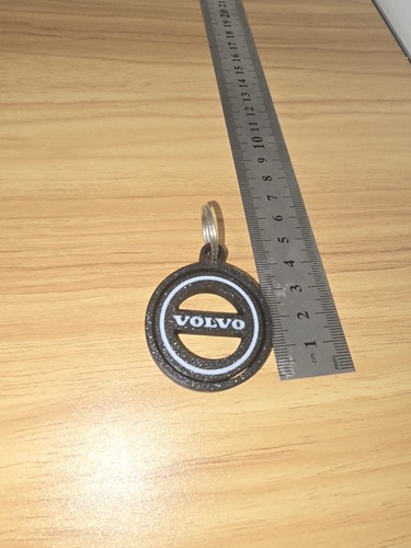 Spinning volvo keychain - spinning,