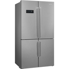 SMEG FQ60XDE American Style Fridge Freezer in Inox Look