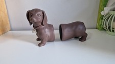 Dachshund Sausage Dog Bookends  Homeware Brown 