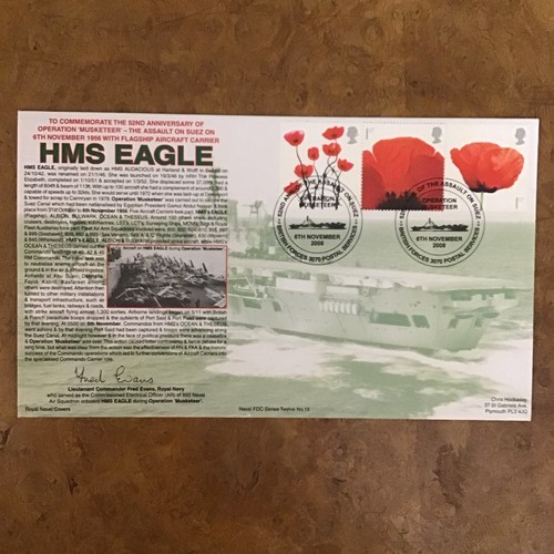 Naval fdc hms eagle 2008 - fdc,