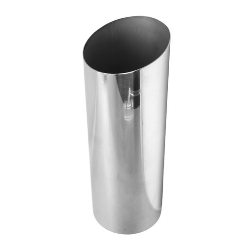 Hot cylinder vase - hot, silver