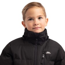 Trespass Boys Padded Jacket Windproof Water Resistant Hooded School Tuff