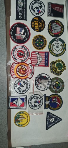 Vintage martial arts patches - arts,