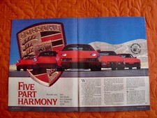 1986 PORSCHES  911 TURBO, &