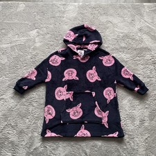 M & S Marks & Spencer Percy Pig Snuddie Hoodie Nightwear 7 8 Years Boy Kids Girl