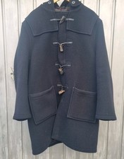 Montgomery Duffle Coat Men's Wool Blend Black Size 46