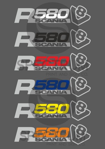 Scania series stickers - scania,