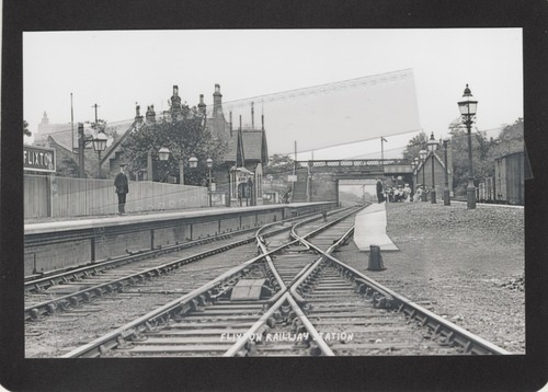 Flixton railway station - railway,