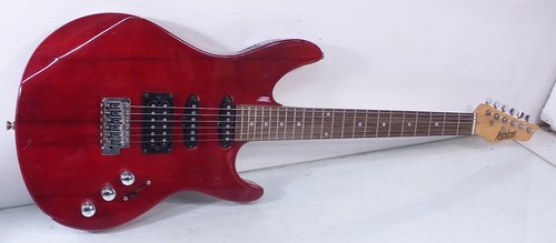 Ashton deep red stratocaster - ashton,