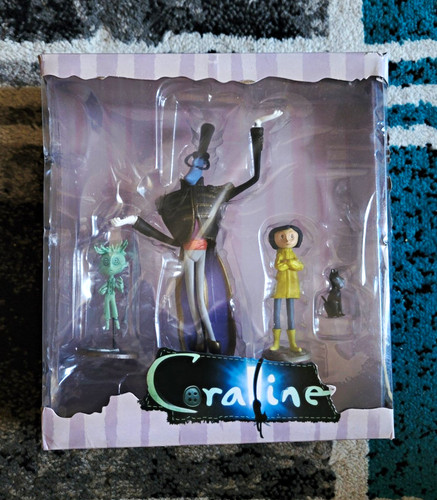 New coraline figurine set with - new,