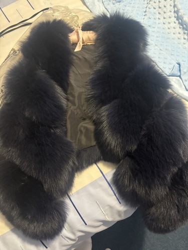 Ladies fur gilet - ladies,