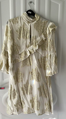 Zara ivory gold floral - zara, &