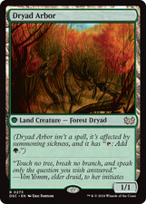 MTG ~ Dryad Arbor ~ Duskmourn: House of Horror ~ Near Mint ~ Rare
