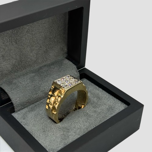 9ct rolex style ring - style,