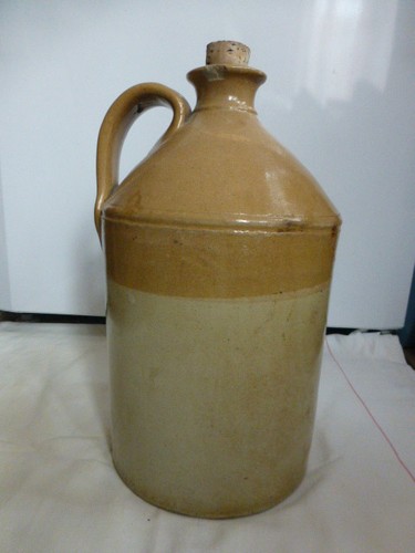 Vintage stone flagon large - stone, flagon,