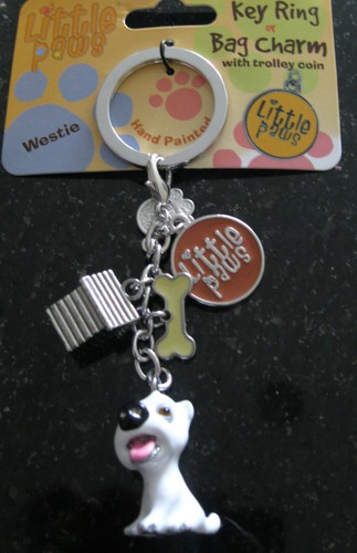 Little paws keyring bag - little, charm