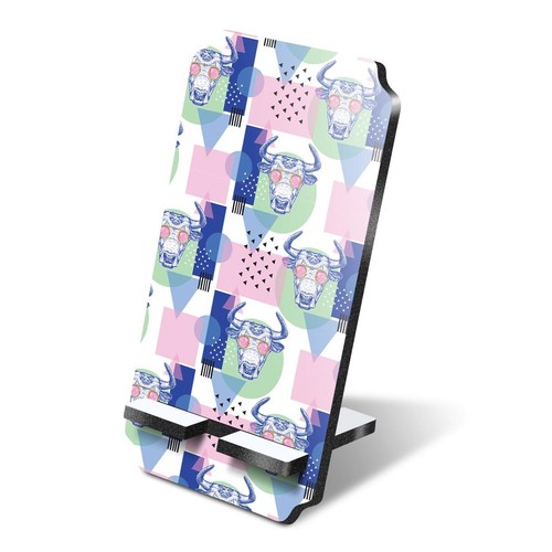 Mdf mobile phone stand retro - phone,