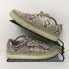 S.Oliver Women's Trainers UK 6 EU 39 Faux Reptile Leather Sneakers Shoes