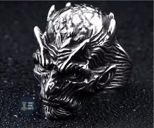 Demon king ring stainless - demon,