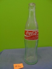 Coca Cola empty glass bottle