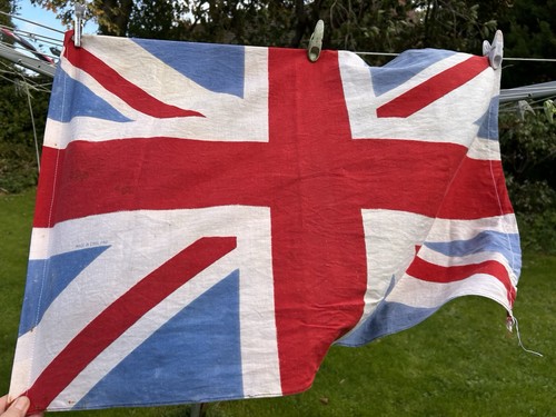 Vintage ww11 union jack flag - vintage,