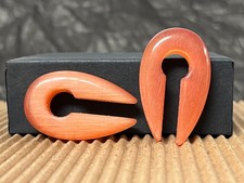 PAIR Red Orange Cat Eye