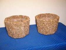 Pair Vintage Exposed Aggregate