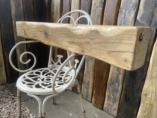 Reclaimed solid wood fireplace - solid,