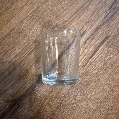 Candle glass clear - glass, container