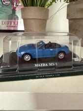 Mazda MX-5 MK1 Diecast Toy 1:43 Scale Blue Model Car New In Box