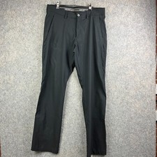 Galvin Green Trousers Mens W34 L34 Ventil8 Golf Black Straight Regular Stretch