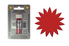Sugarflair Edible Lustre Dust Sugarcraft Cake Decorating - Christmas Red