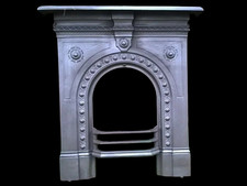 Victorian Edwardian Cast Iron Combination bedroom Fireplace
