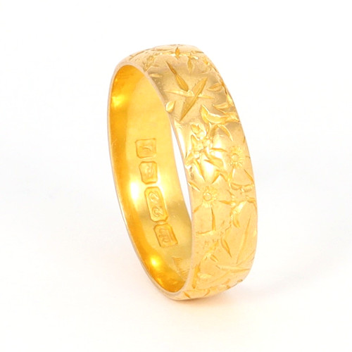 Vintage solid 22ct - 22ct, 5.5g