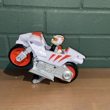 Paw Patrol Wildcat Deluxe Pull Back Moto Pups Motorcycle & Wildcat Figure
