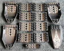 LEGO Wedge Slopes Curved Black