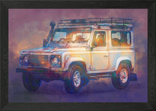 Land Rover Defender Framed