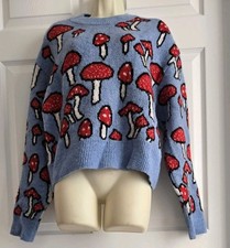 Zara Women's Blue/Red Mushroom