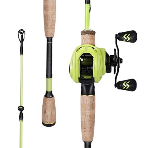 Baitcaster combo 2 piece - baitcaster, 2‑piece