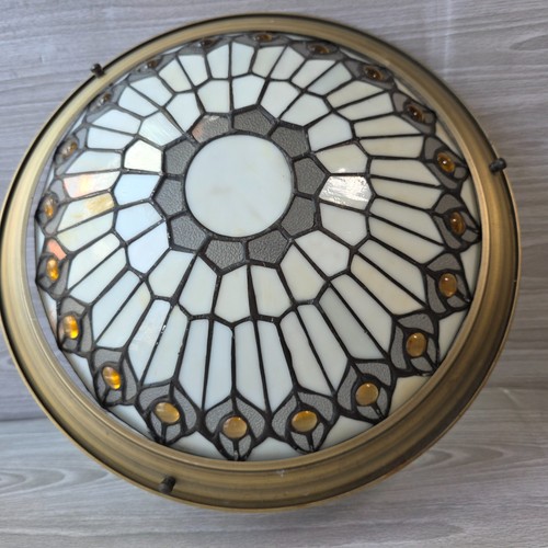Tiffany style glass ceiling - glass,