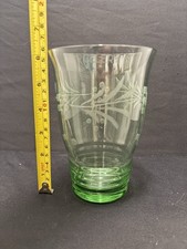 Vintage Green Glass Celery