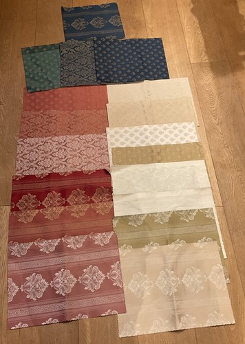 Damask fabric sample - fabric, book