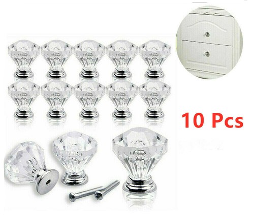 10pcs clear diamond crystal - clear,